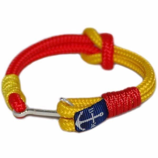 Bran Marion Yellow and Orange Nautical Bracelet