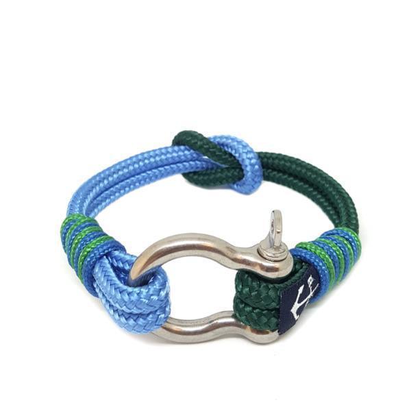 Green And Blue Nautical Bracelet by Bran Marion