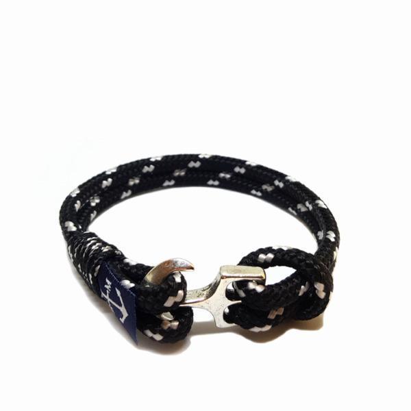 Bran Marion Sailors Black and White Nautical Bracelet