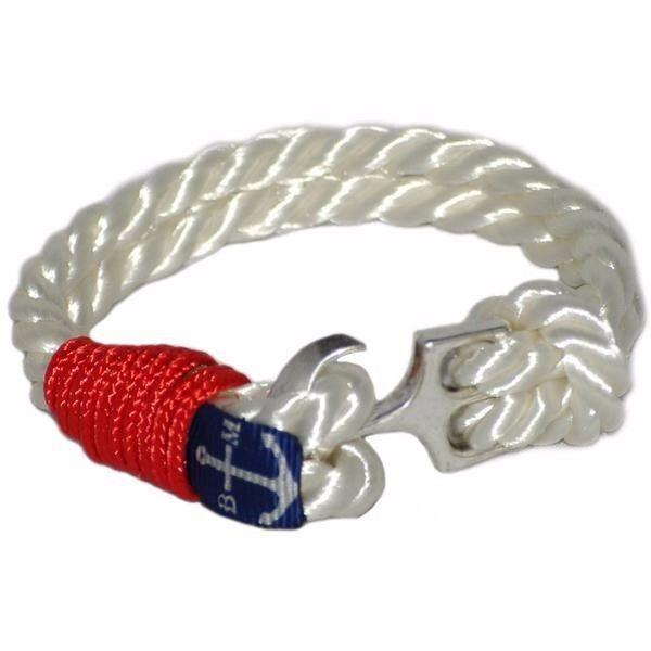 Bran Marion Sailors White and Red Nautical Bracelet