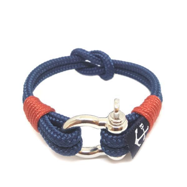 Red and Blue Nautical Bracelet by Bran Marion