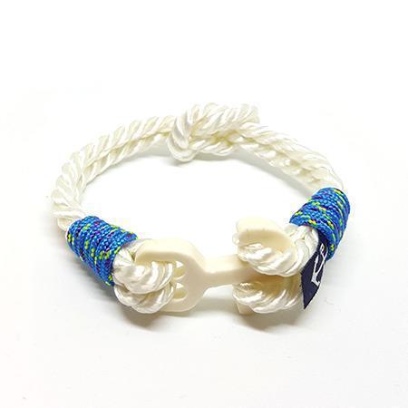White Pearl Nautical Bracelet by Bran Marion