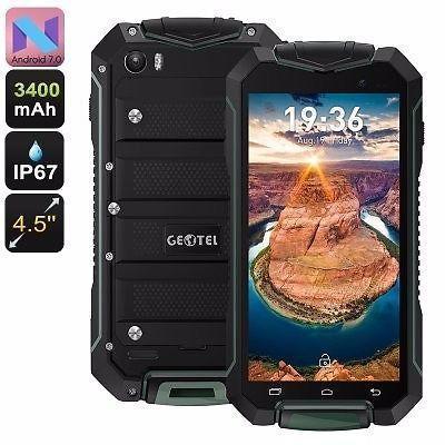 GEOTEL A1 RUGGED ANDROID 7 SMARTPHONE GREEN