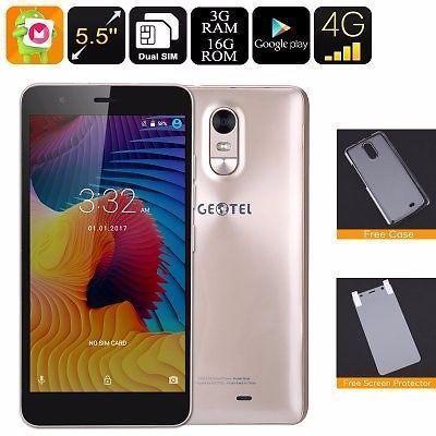 ANDROID SMARTPHONE GEOTEL NOTE (GOLD) sale now on