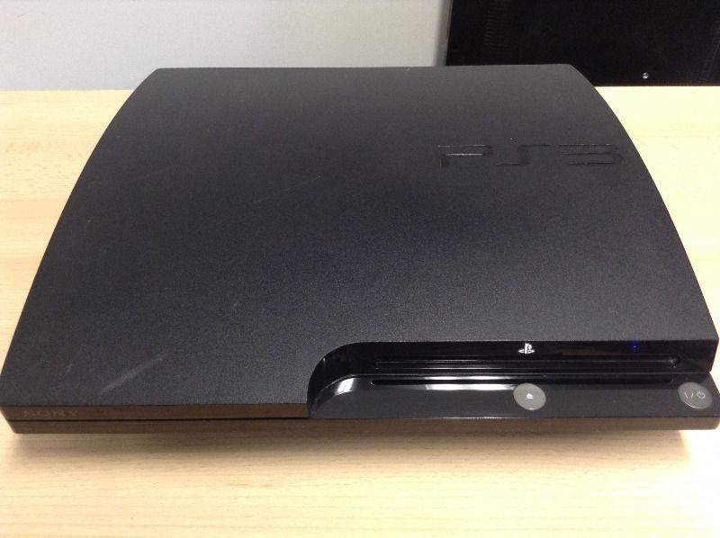 SALE Sony Playstation 3 SLIM Console 320GB in Black + One controller and cables 3 months warranty