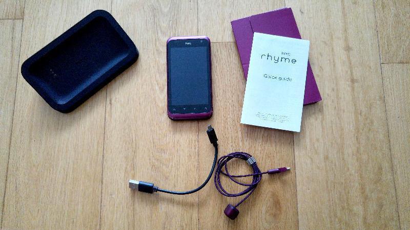 HTC Rhyme Smartphone with extras