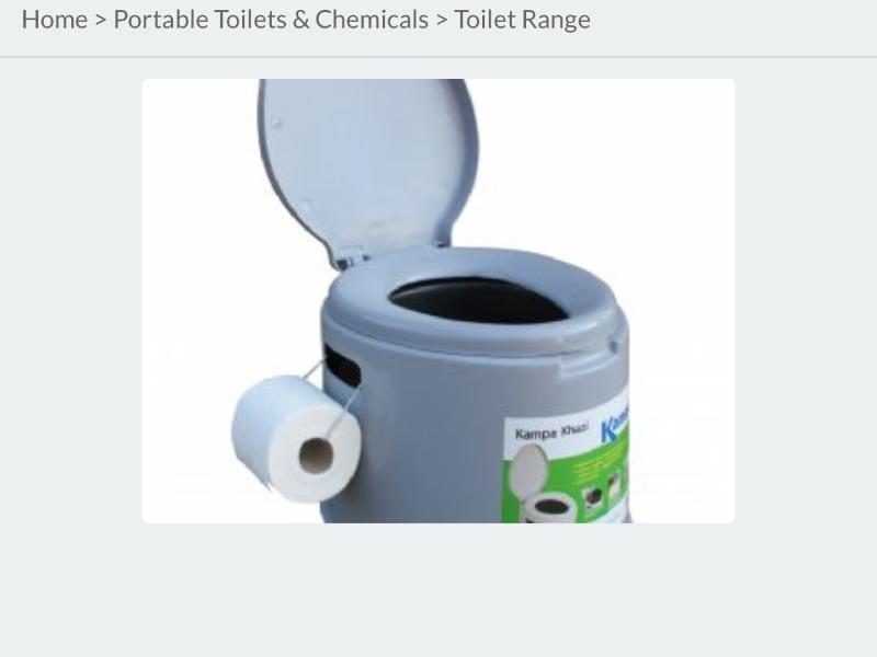 Portable toilet camping festival brand new