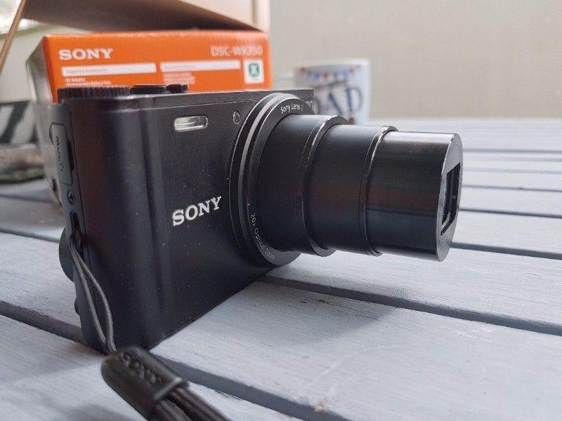 Sony Cybershot DSC-WX350 - G-Lens 18.2 MP 4k Image Point n Shoot digital camera 20x optical zoom