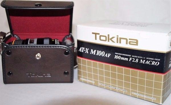 Tokina AF AT-X 100mm F2.8 Macro for Nikon box/case