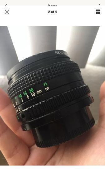 lens 50mm canon
