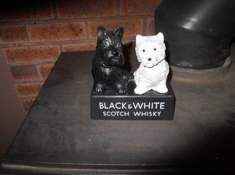 black and white scotch whiskey dogs