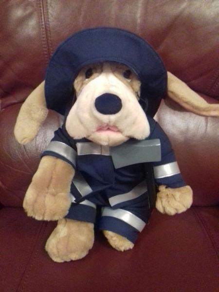 Brand new fireman teddy