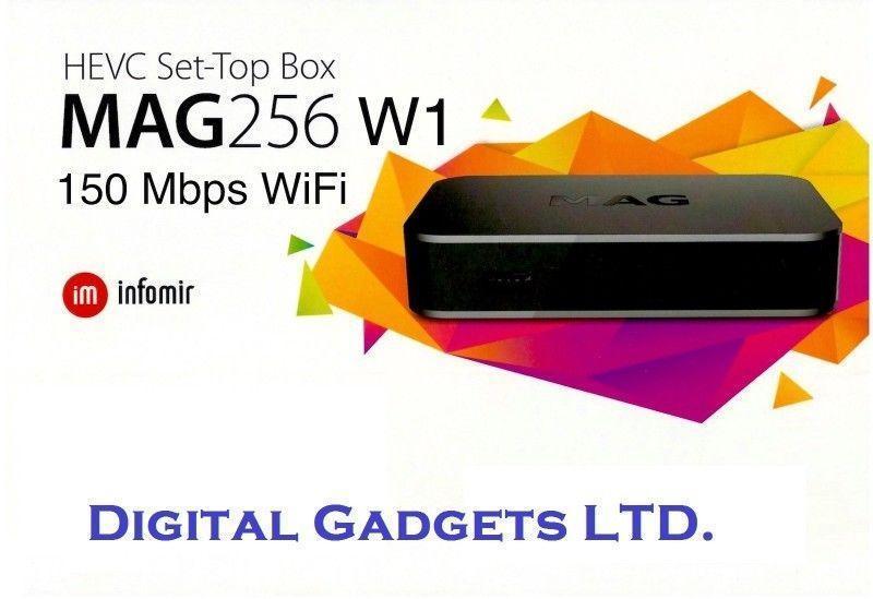 Genuine Original MAG 256 w1 Blank IPTV Box WiFi