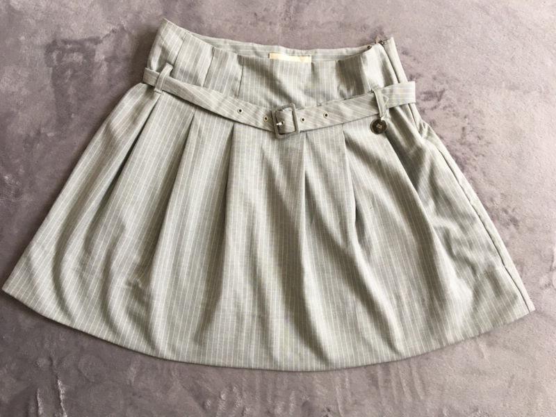 River Island Ladies Gray Office Midi Skirt Size 12