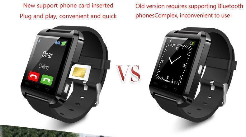 Smart Watch Phone Wristwatch with SIM Card Slot Watch Phone Mate for Android Mobile