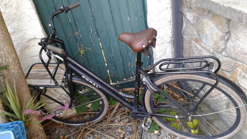 Bike w front & rear rack. Front & rear light. 2 good locks