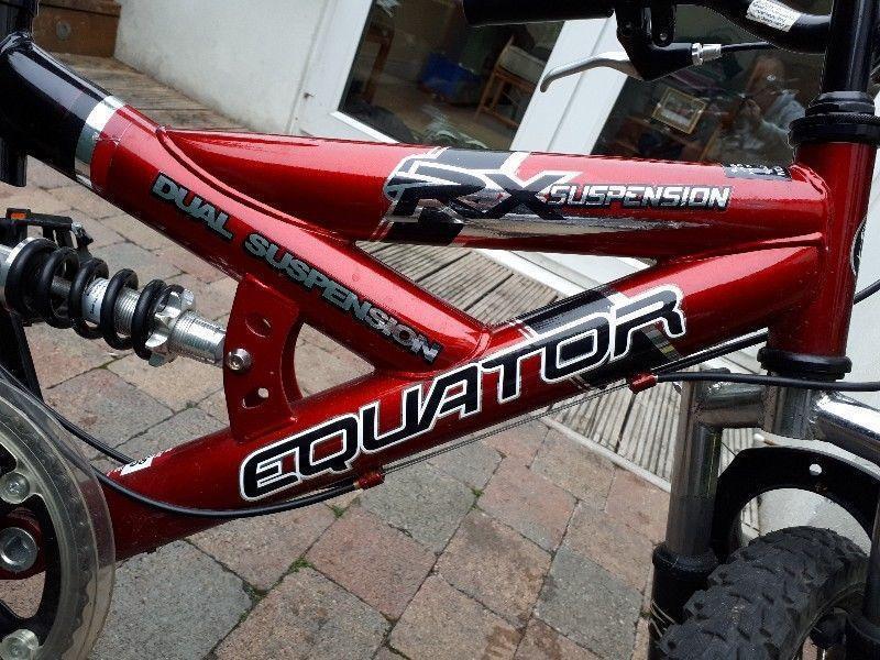Equator Dual Suspension Mountain Bike 20 inch