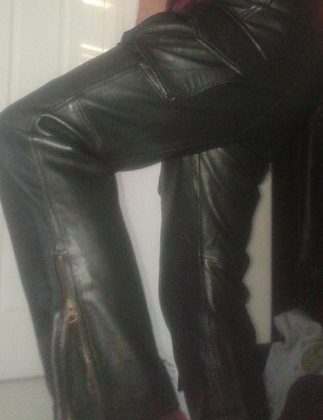 Leather cargo pants for sale