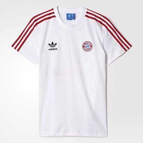 Adidas Mens Bayern Munich FC 1981 Away Jersey T-Shirt - Red (Size S) (BNWT)
