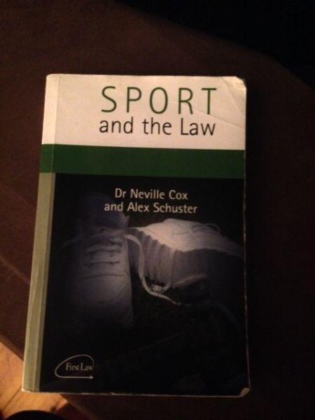 Sport and the Law - Neville Cox, Alex Schuster, Cathryn Costello