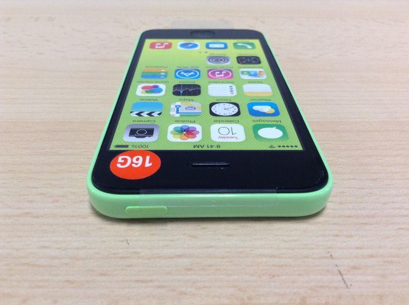 SALE Apple iPhone 5C 16GB in Light Green UNLOCKED SIM Free + Any Case 4 FREE