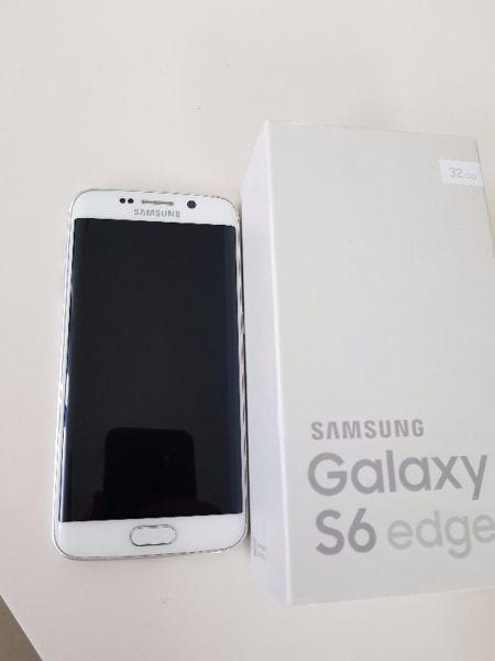 Samsung Galaxy S6 Edge, 32GB, White, Unlocked