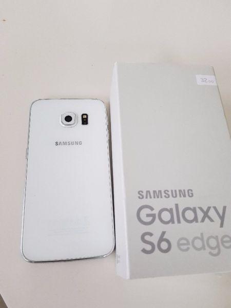 Samsung Galaxy S6 Edge, 32GB, White, Unlocked