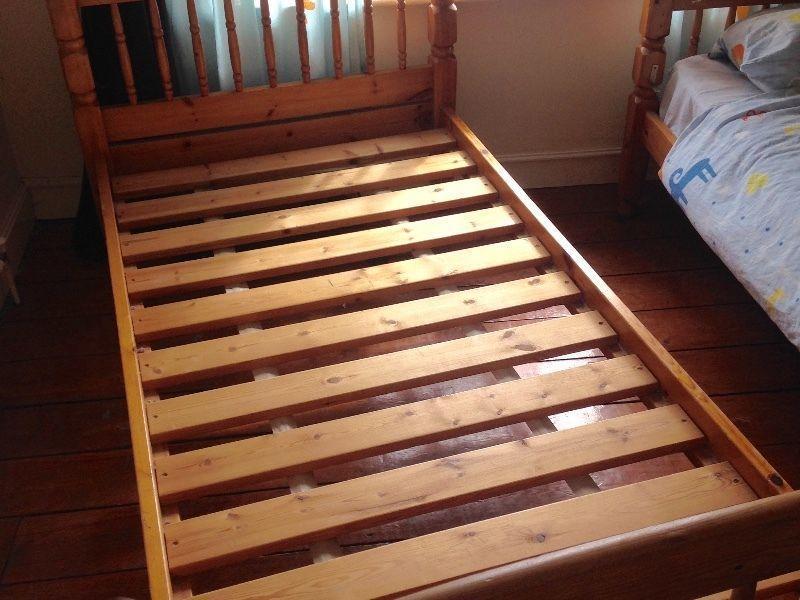 Two single beds for sale (wooden)