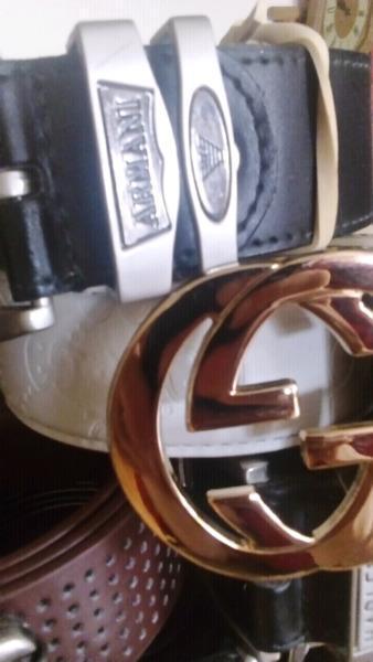 Good brands man's leather belts bundle