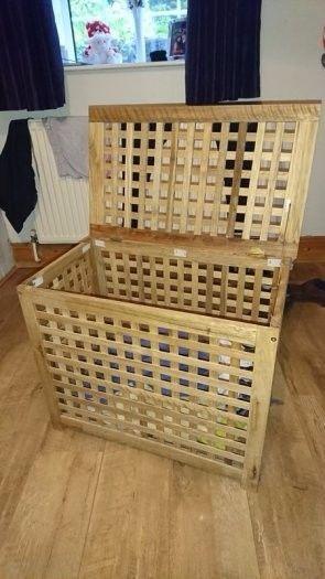 2no. Wooden Linen Boxes