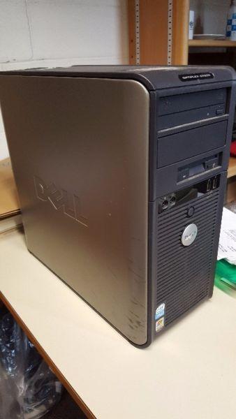 Dell desktop computer with monitor