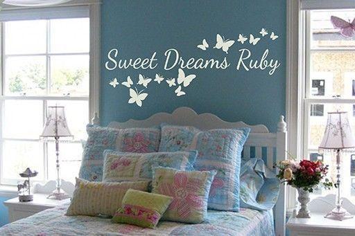Sweet dreams personalised wall decal sticker