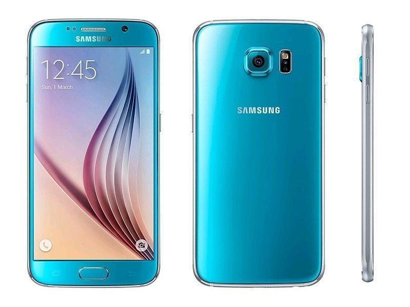 SAMSUNG GALAXY S6.DUAL SIM.TOPAZ BLUE.NEW.BOXED