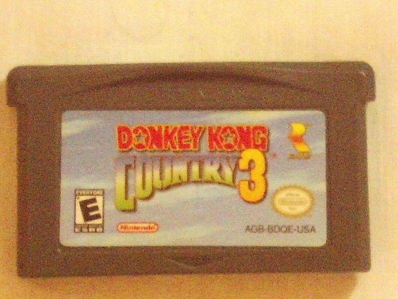 donkey kong country 3 for nintendo gameboy advance