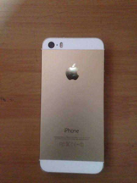iPhone 5s Gold 32GB Faulty Battery