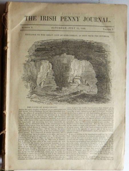 The Irish Penny Journal Information for the People, 52 Editions 1840-41