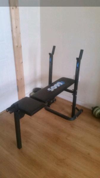 Weights bench (weights not included)