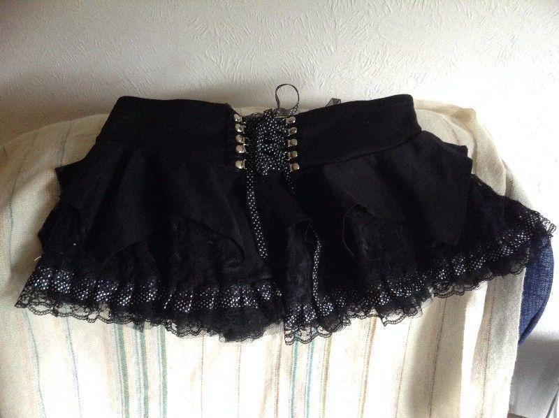 Gothic/Emo style mini-skirt