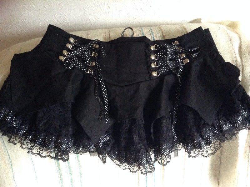 Gothic/Emo style mini-skirt