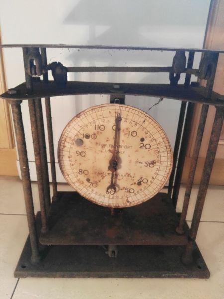 Weighing Scales from GNR railway in Dundalk