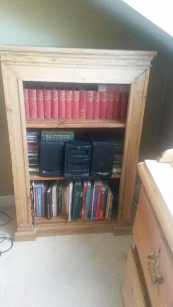 Antique pine Bookcase