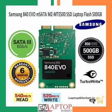 Samsung 840 EVO mSATA 500GB Laptop Flash Solid State Disk MZ-MTE500