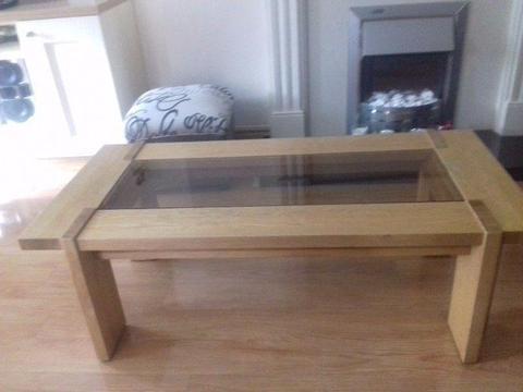 Pine coloured coffee table for sale