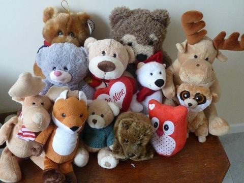 Plush animals collection