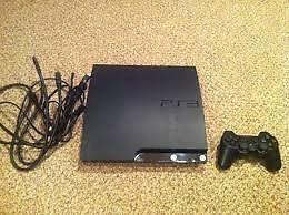 ps3 slim 160 gb with 1 controller