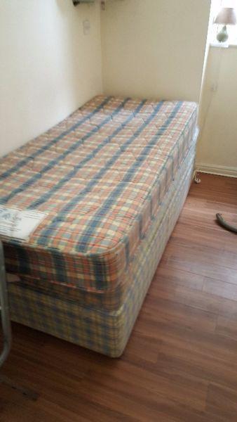 single bed with drawers. Bonus second single mattress