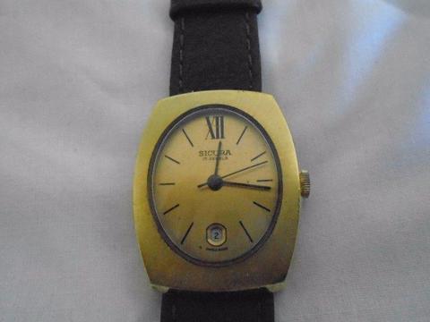 SICURA vintage mens watch circa 1960's (collectable watch)