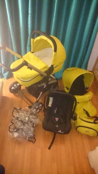 3in1 Baby Elegance Beep Twist travel system (LIME)