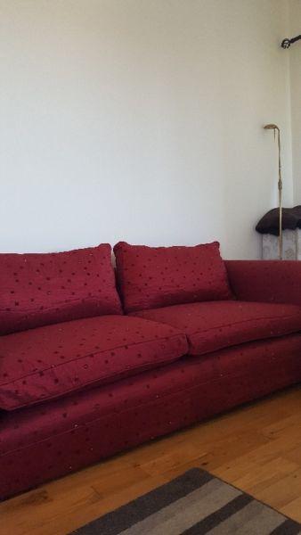 Two sofas