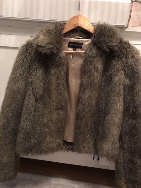 Limited collection marks and spencer fur jacket size 8
